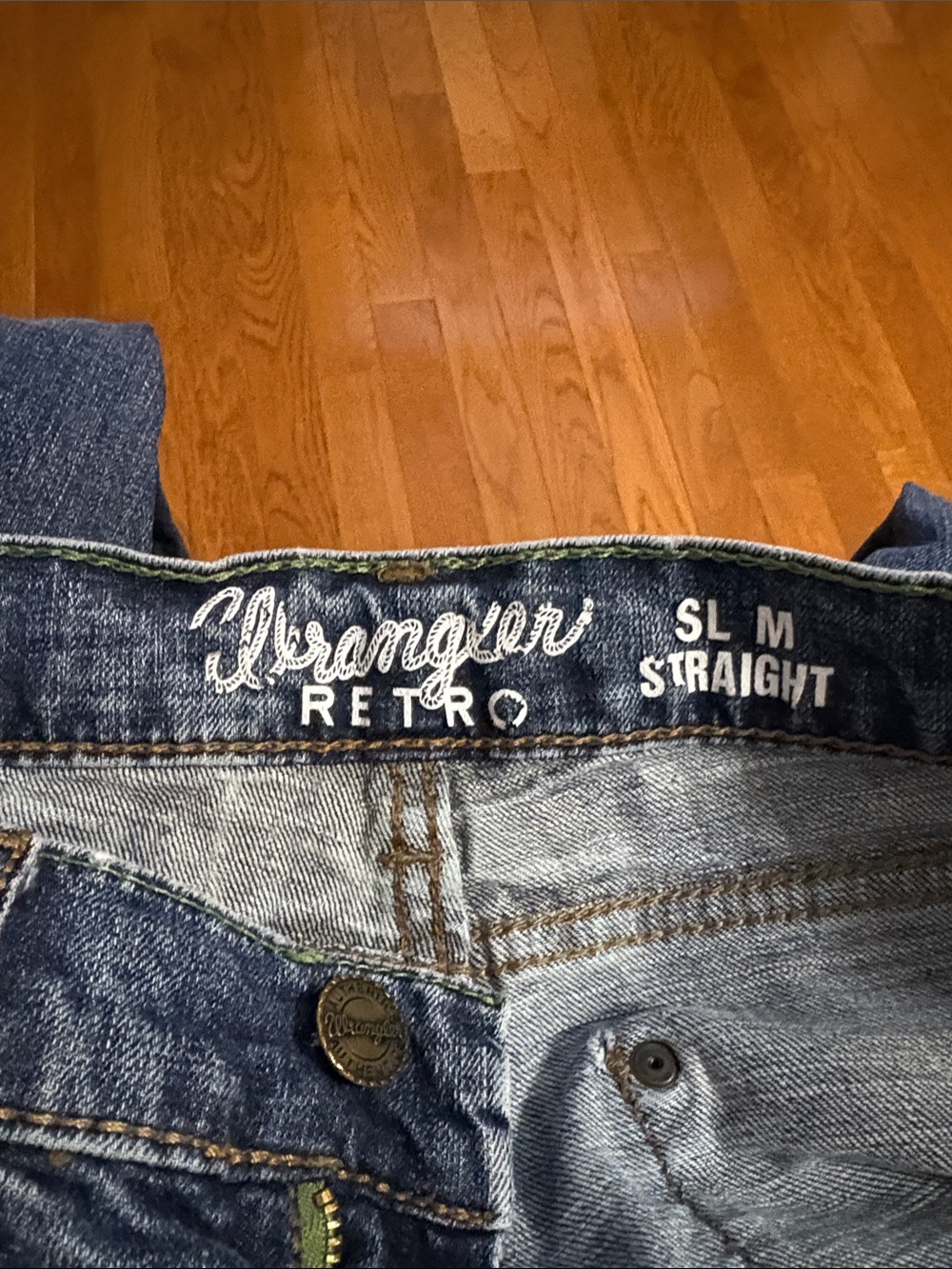 Wrangler Retro Men's Straight Jeans - Dark Blue 31/30